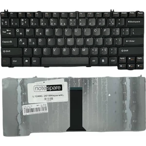 Lenovo ile Uyumlu 3000 N200 Type 20769, 3000 V200 Type 0764 Notebook Klavye Siyah Tr