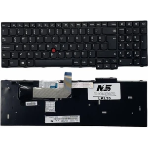 Lenovo ile Uyumlu Thinkpad E550, E565, E570, E555, E550C, E575 Notebook Klavye Siyah Tr