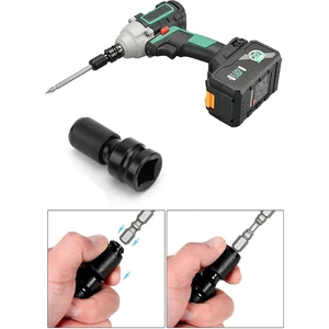 1/2 Matkap Chuck Mandrenli Adaptör Somun Sökme Makinesini Hex Bits Uç Dönüştürme Paratı