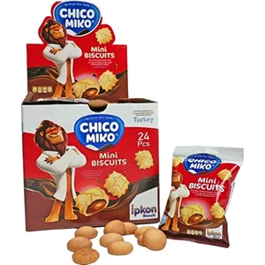 Mini Biscuiits Çikolatalı Krema Dolgulu Bisküvi 30 gr 24'lü Paket
