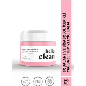Hello Clean  Kuru ve Hassas Ciltler İçin Yağ Bazını Temizleyici Balm  100 Ml
