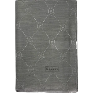 Pamuk Ipek Şal - Monogram - Duman