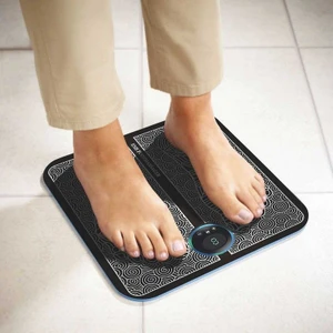 Elektrikli Ems Ayak Masajı, Katlanabilir Elektrikli Ayak Masaj Matı, Akupresür Matı, Kas Stimülasyonu Ayak Masajı, Fizyoterapi Ayak Masajı Pedi, Bacak Detoks Spa Matı (Yurt Dışından)