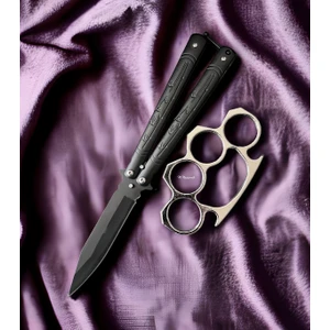 Siyah Paslanmaz Çelik Çakı