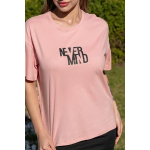 Maison La Femme Baskılı Tişört Oversize / Geniş Kesim Unisex Model