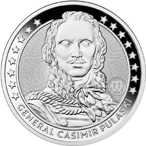 Kazimierz Pulaski Talar 2024 1 Ons 31.10 Gram Gümüş Sikke Coin (999.9)