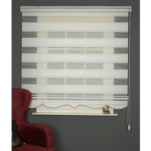 Sarmaşık Jakar Stor Zebra Perde, Balkon Perdesi , Oturma Odası Perdesi (Dayanıklı Alüminyum Kasa)