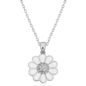 Gümüş Papatya Kadın Kolye