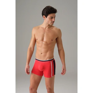 Kırmızı Erkek Torbalı Normal Paça Boxer