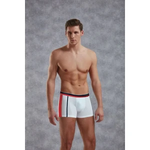 Beyaz Erkek Torbalı Normal Paça Boxer