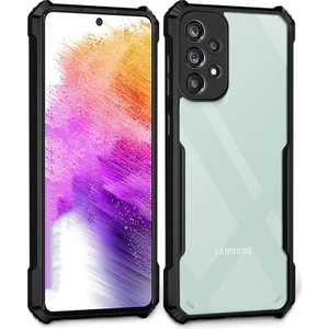Galaxy A32 Kılıf Darbe Önleyici 3D Kamera Korumalı Arkası Sararmaz Sert Şeffaf Kenarları Silikon Kapak