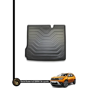 Black Gold Dacia Duster 4x2 2010-2018 3D Bagaj Havuzu Araca Özel Olive Kauçuk Bagaj