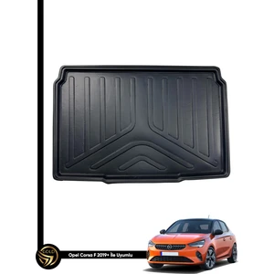 Black Gold Opel Corsa F 2019+ 3D Bagaj Havuzu Araca Özel Olive Kauçuk Bagaj