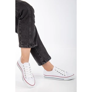 Cnv Unısex Keten Beyaz Spor Ayakkabı