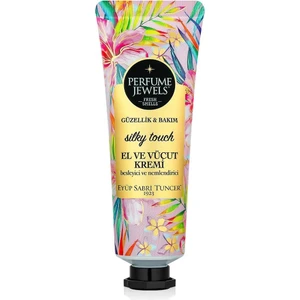 Perfume Jewels Silky Touch El ve Vücut Kremi 50 ml Parabensiz Zeytinyağı ve E Vitamini Formüllü