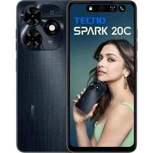 Spark 20C 128 GB 4+4 GB Ram (Tecno Türkiye Garantili) Siyah