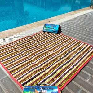 Zey Camping Portatif Deniz Piknik Bahçe Balkon Teras Plaj Hasırı Hali Kilim 200X150 Ebatlarında