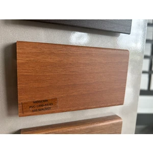 By İstanbul Modema 8 cm Renkli Pvc Kaplama Parke Süpürgelik Modelleri 105 Walnut