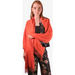 Love Rain Fashion Salsa Paşmina Şal Düz Nar Çiçeği