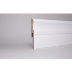 By İstanbul Yalı Serisi 25 mt Lake Pvc Kaplama Saten Beyaz 10 cm Parke Süpürgelik