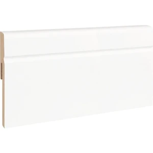 By İstanbul Yalı Serisi 25 mt Lake Pvc Kaplama Saten Beyaz 10 cm Parke Süpürgelik