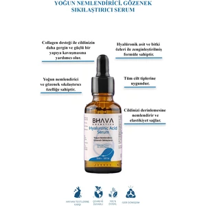 Hyaluronik Asit Ve Kolajen Yogun Nemlendirici Ve Cilt Dolgunlaştırıcı Serum