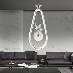 Gace Krom Kaplama 3 Renkli 26 Watt Ledli Modern Tasarım Oturma Odası,genç Odası,yatak Odası,salon Sarkıt LED Avize