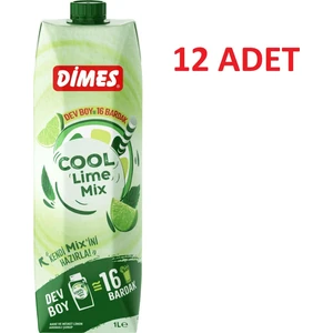 Cool Lime Özü  Dev Boy 1 Litre × 12 Adet