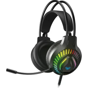 S605 Kulak Üstü Işıklı Gaming Oyuncu Kulaklığı 3.5mm Jack + USB