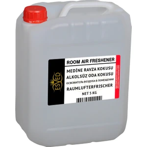 Medine Ravza Kokusu Cami Kokusu Alkolsüz Oda Parfümü Ortam Kokusu Araç ve Ev Kokusu 5 lt