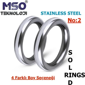 MSO Teknoloji Olta Balıkçılık VIP Kalite Paslanmaz Çelik Solid Ring Jig Asist