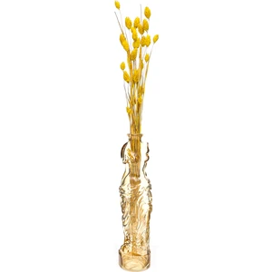 Amber Rengi Venüs Cam Vazo(25 Cm)