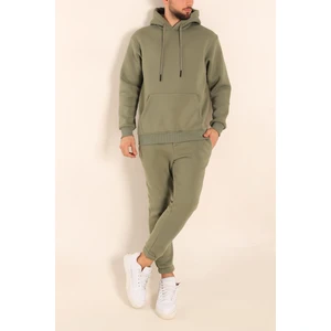 Erkek 3 Iplik Paçası Lastikli Jogger Eşofman Takımı