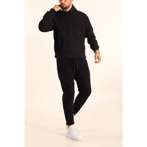Erkek 3 Iplik Paçası Lastikli Jogger Eşofman Takımı