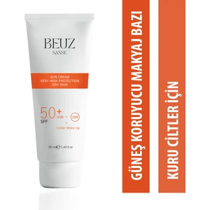Sanse SPF50+ Kuru Ciltler Için Çok Yüksek Korumalı Güneş Kremi & Makyaj Bazı - 50 ml