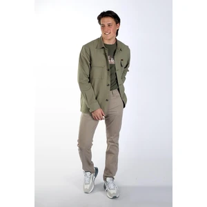 Lee Cooper Newkar Erkek Dokuma Ceket Haki