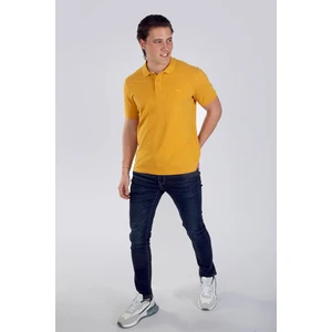 Lee Cooper Twıns 1 Erkek Pike Polo Yaka T-Shırt Hardal