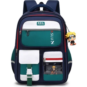 Erkek Çocuk Omurga Koruyucu Sırt Çantası / Büyük Kapasiteli Ilkokul Çantası / Moda ve Rahat Ortaokul Sırt Çantası, DL102 (Yurt Dışından)