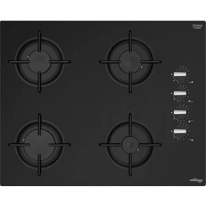 TAO6001BG Ankastre Gazlı Ocak 65 cm Siyah Cam