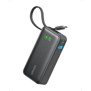 545 Nano Powerbank (30W, Dahili USB-C Kablosu) 10K Taşınabilir Şarj Cihazı, 1 USB-C, 1 USB-A ile PD 30W Maksimum Çıkış - A1259