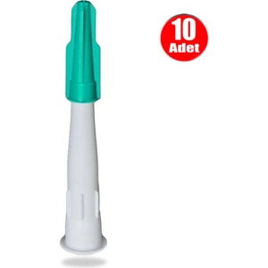Alet Çantam Silikon Mastik Kartuş Yedek Ucu Kapaklı Nozul Uç Yedeği-10'lu Paket