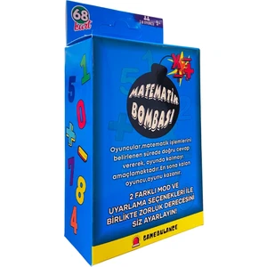 Matematik Bombası / Eğitici Matematik Oyunu / Eğitici Kutu Oyunu / Matematik