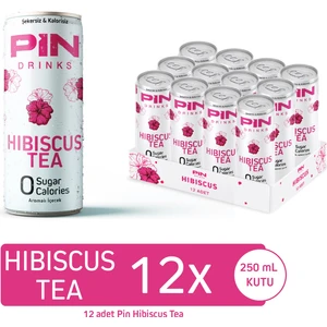 Hibiskus Çayı - Şekersiz & Kalorisiz 250 ml x 12 Adet Ice Tea