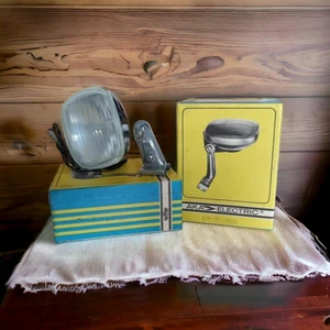Doğu Almanya Retro Krom Gövdeli Universal Bisiklet Farı 6V/2.4W (Halojen) (Geri Vites Lambası Olarak Da Kullanılabilir)