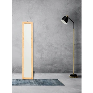 Dekoratif Ahşap Duvar Boy Aynası 27X132