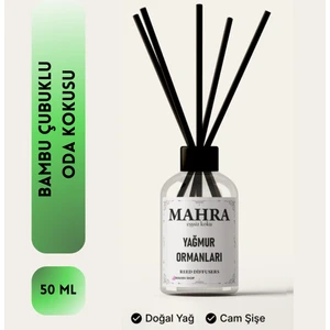 Oda Kokusu Yağmur Ormanları Bambu Çubuklu Oda Kokusu Esansiyel Uçucu yağ reed diffuser 50 ml