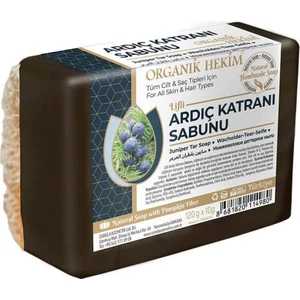Organik Hekim Doğal Lifli Ardıç Katranı Sabunu 120 Gram