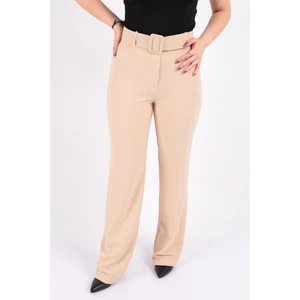 Tülin K24-12002 Kadın Örme Kemerli Pantolon Ss