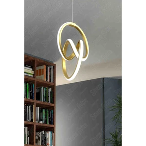 Sy Aydınlatma Feliz Eskitme Kasa Beyaz LED Işıklı Avize