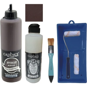 Boya Mobilya Boyası-Cadence Multisurface H-018 K.kahve 500ML Ultimate Vernik Parlak 250ML